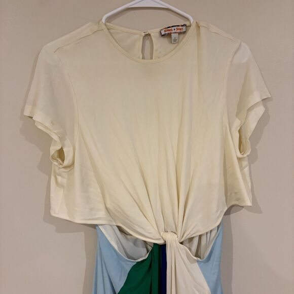 Zendaya Tommy Hilfiger Twist Front Cut out Maxi Dress Size 14 - Picture 3 of 12